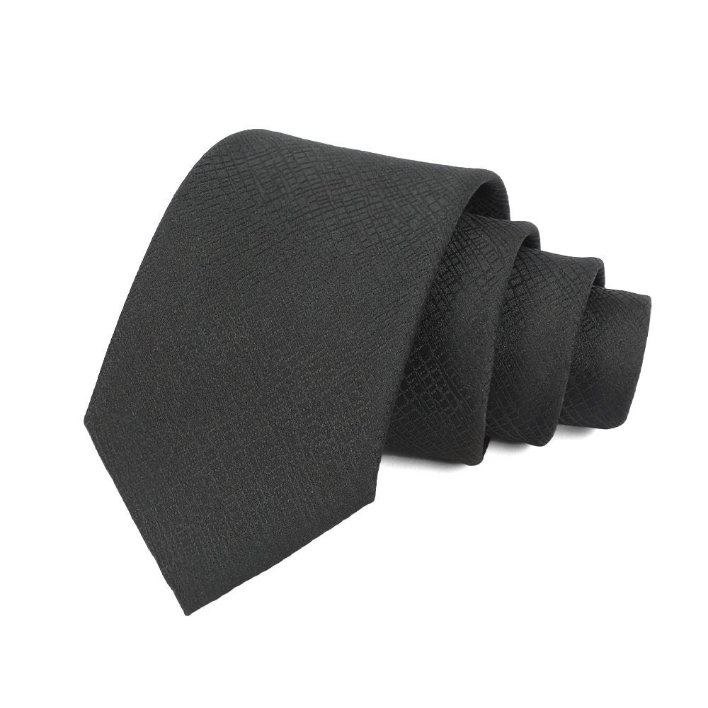 Corbata de hombre 8cm para hombre, bordado jacquard de alta calidad para hombre, corbata de negocios, corbata de seda de poliéster, fábrica al por mayor
