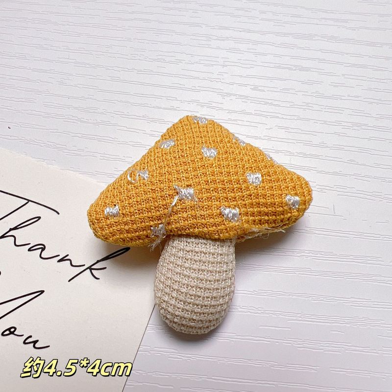 ファブリックキノコアクセサリー diy カラフルな水玉キノコ手作り衣類靴と帽子人形人形家の装飾アクセサリー|undefined