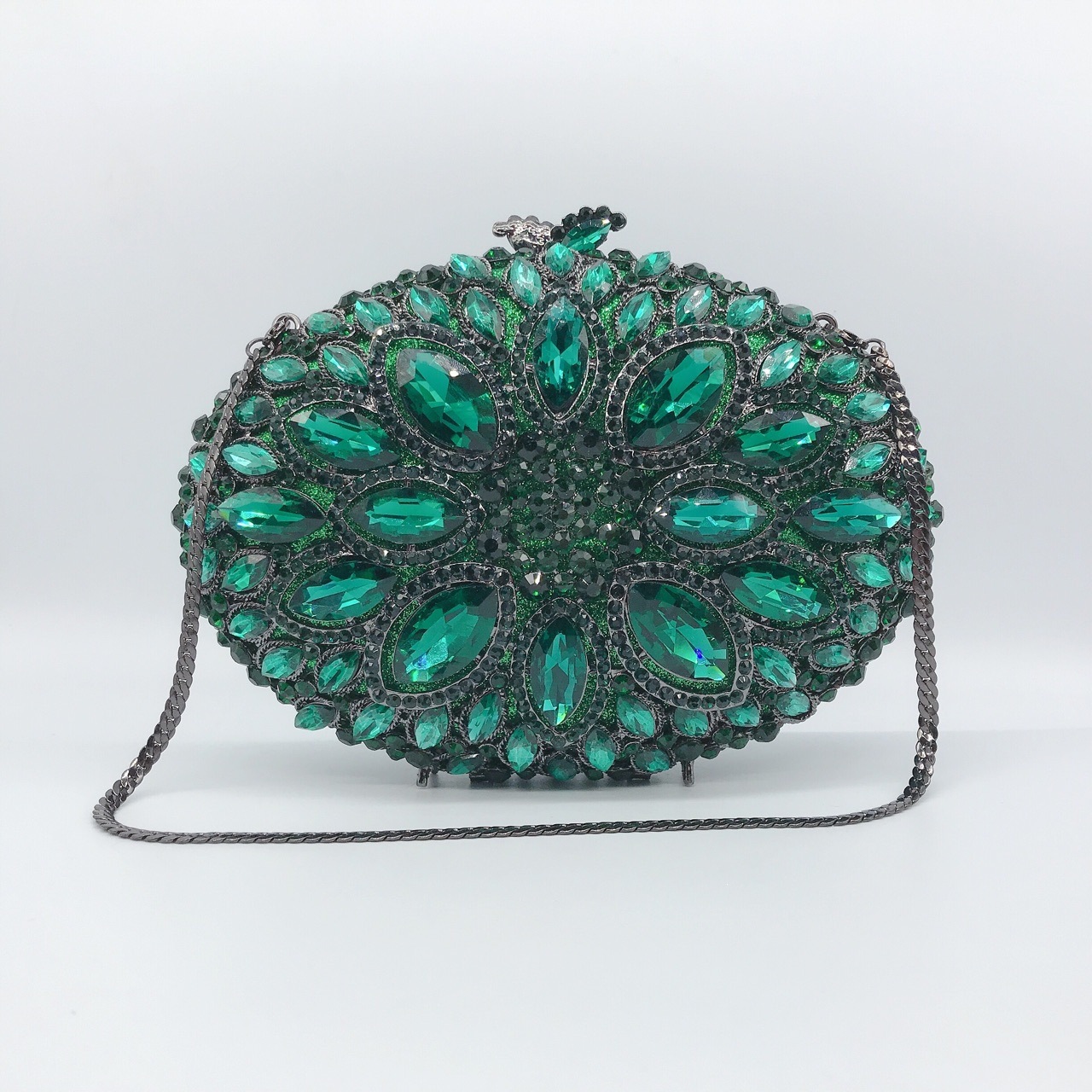 * AliExpress hueco metal con diamantes bolsas de cena vestido de fiesta de diamantes llenos bolsas de mano bolsas de moda de mujer