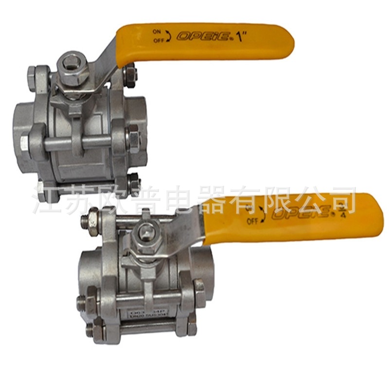 不锈钢材质气源球阀 切换球阀 双卡套球阀 品种全 欧普厂家直供