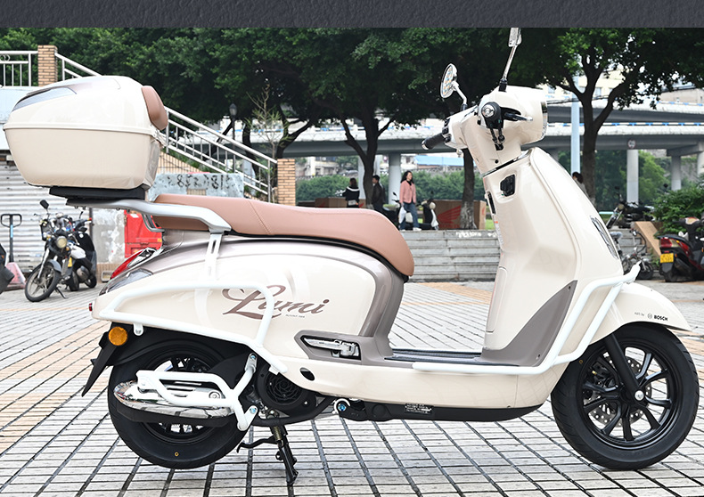 Suitable for Haojue Suzuki Lumi125 Bumper Front and Rear Exhaust Anti-Fall and Anti-Collision Guard Bar Modification Accessories