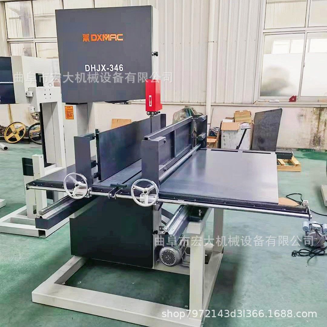 天津数控全自动木工锯 滑轨推台锯 喉深口加大曲线直线立式带锯机