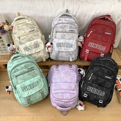 中学生向けランドセル、新韓国風高校生リュック、女子大容量小学生かわいいリュック