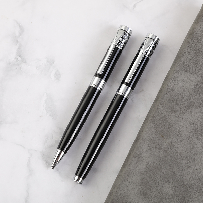 Black rollerball pen