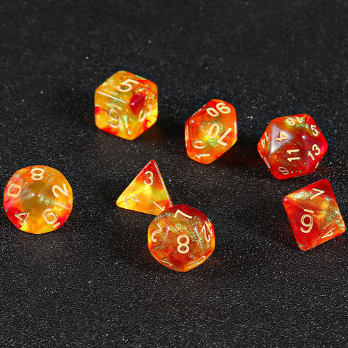 Xingkong's new multi-sided dice digital dice running group board game accessories 4/6/8/10/12/20-sided sieve props