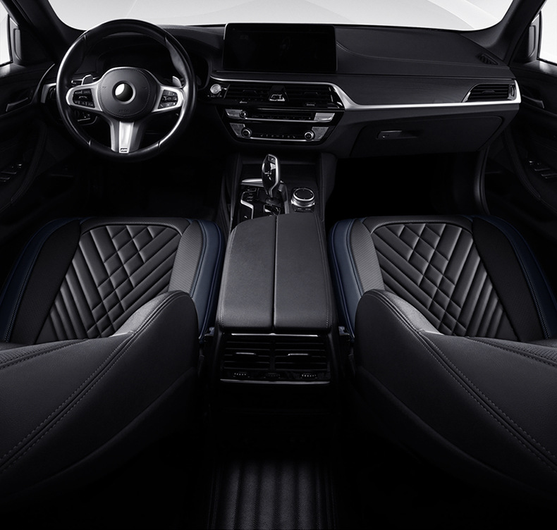 2025 New Amazon Full Leather Three-Piece Car Cushion Leather Cushion Backless Car Cushion Wholesale