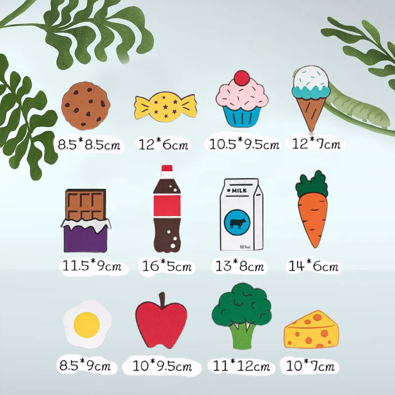 Temas de protección dental infantil Educación de juegos Astucias de enseñanza Fieltro Inglés juego interactivo padre-hijo Materiales de área de vida