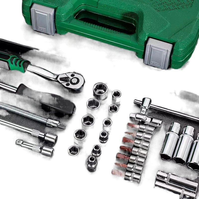 Socket tool set auto repair car repair combination ratchet socket wrench box multi-functional small fly wrench