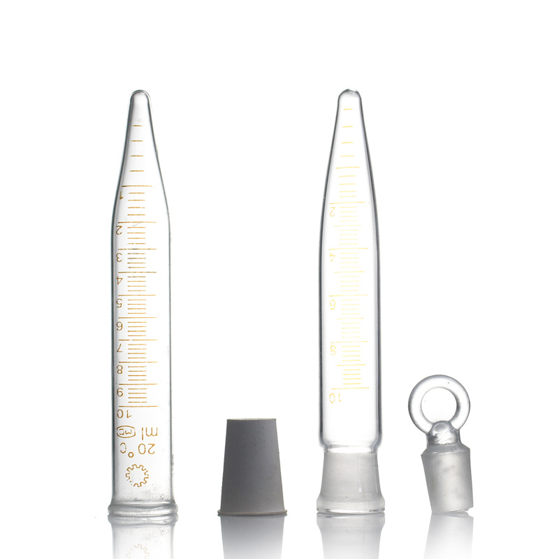 高硼硅尖底刻度试管10 15ml 尖底刻度试管 带塞带刻度离心管 试管