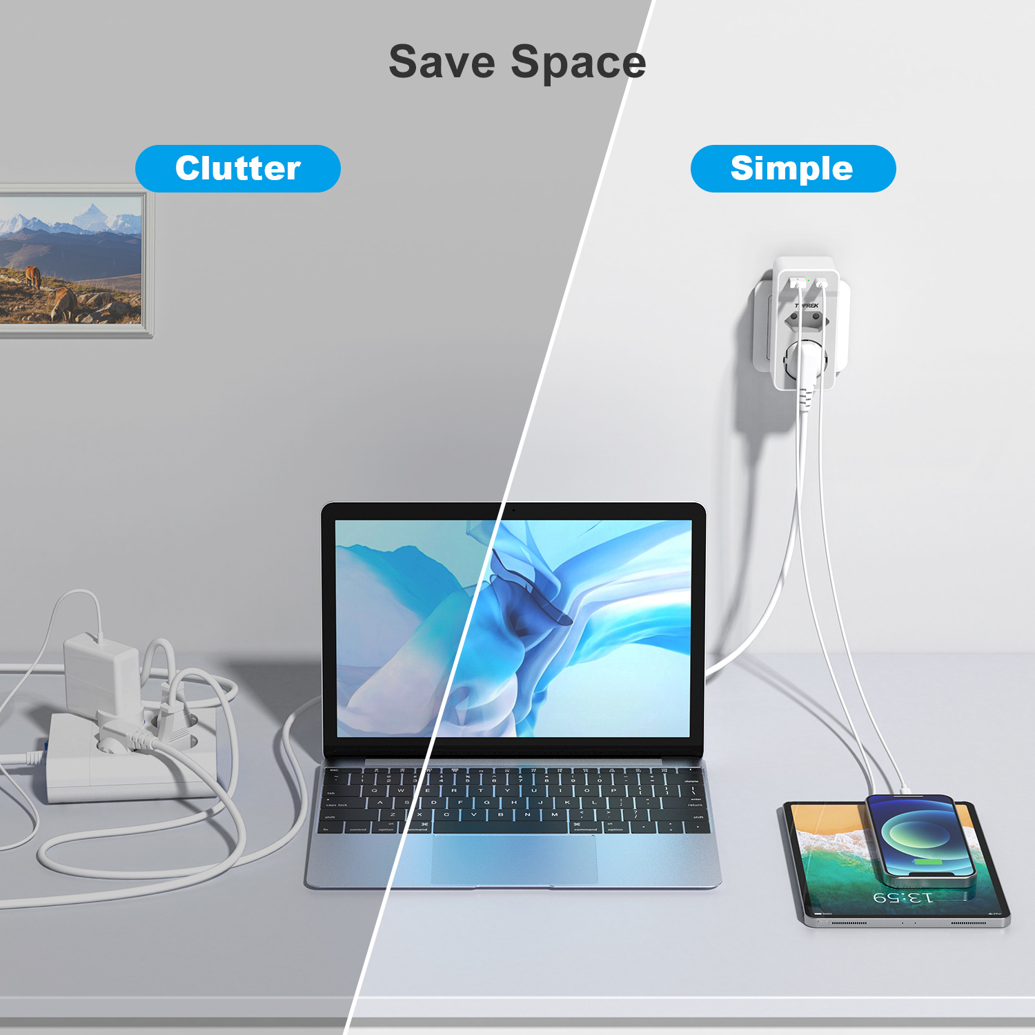 Spina da muro, adattatore, presa di ricarica specifica per l'Europa, presa di espansione standard europea_voghion.com