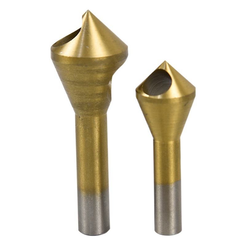 Eliminación de la viruta interna agujero oblicuo Dispositivo de biselado agujero cónico invertido tornillo agujero avellanado cuchillo de biselado 90 grados biselado taladro desbarbado escariado