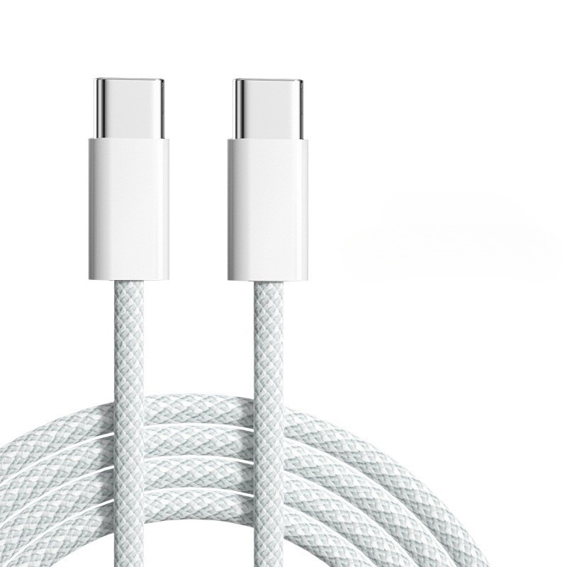 アップルiPhone15データケーブルUSB-C編組線15充電線ダブルtype-c線PD線に適用