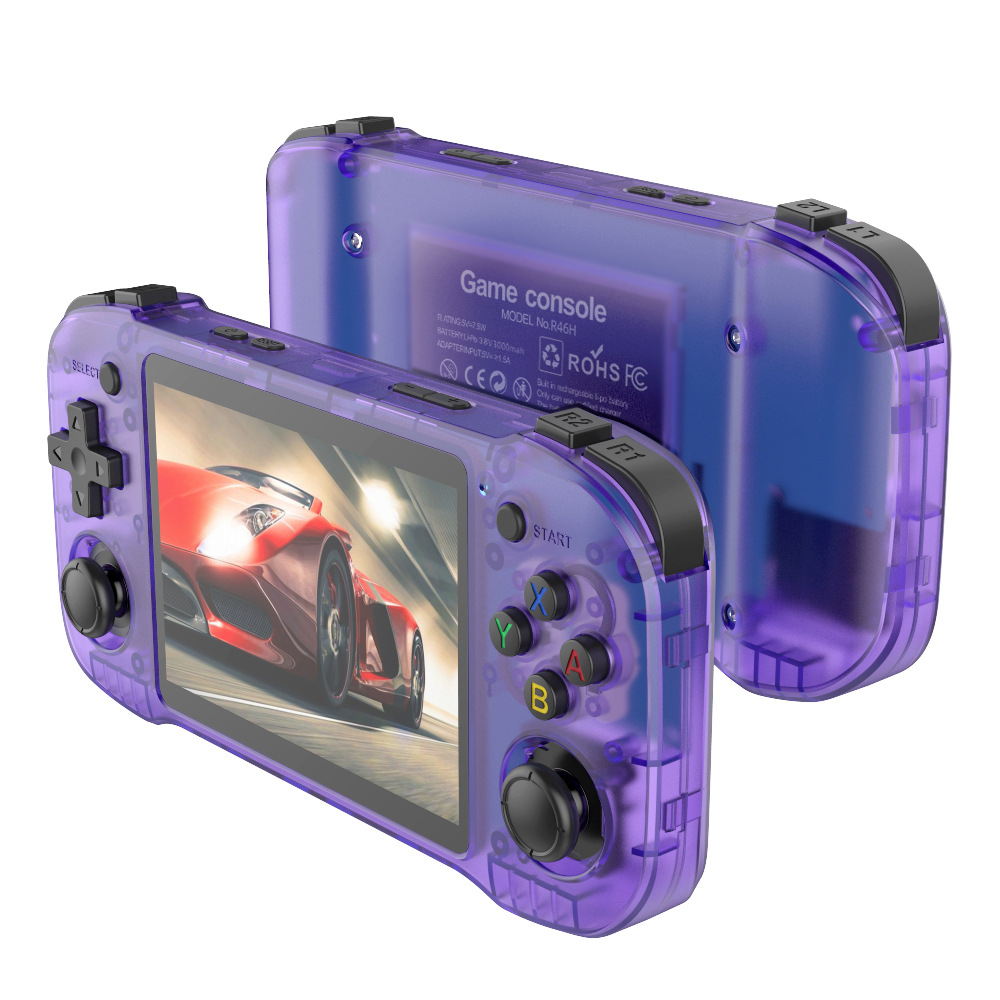 New R46H Handheld Game Console Retro Open Source Linux System Game Console 4.5 Hd Screen Ips Handheld
