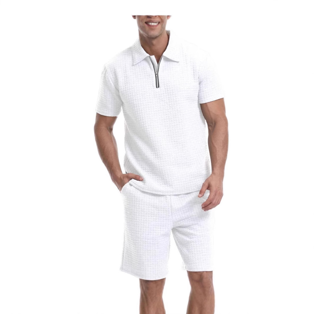 Summer fashionable comfortable solid color colored sports set with…