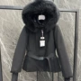 蒙口秋冬滑雪显瘦羽绒服