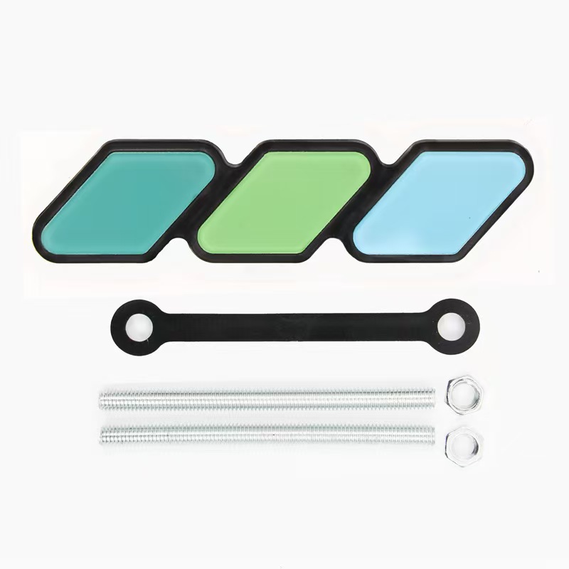 Suitable for Toyota Tacoma 4Runner Tundra Grille Three-Color Small Logo Modified Car Sticker Car Logo
