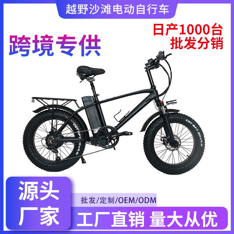 20inch Off-Road Mountain Bike Electric Bicycle Beach Snowmobile Lithium Battery Adult Mobility Scooter