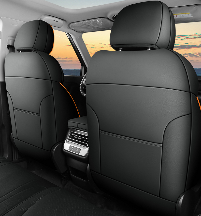 Suitable for Jietu Shanhai T1 Special Seat Cover, Fully Enclosed Seat Cover, Four-Season Universal Car Seat Cushion, Leather Seat Cushion