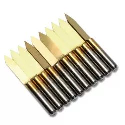 3.175平底尖刀 量大详谈 雕刻机刀具电脑雕刻刀批发工厂  厂家