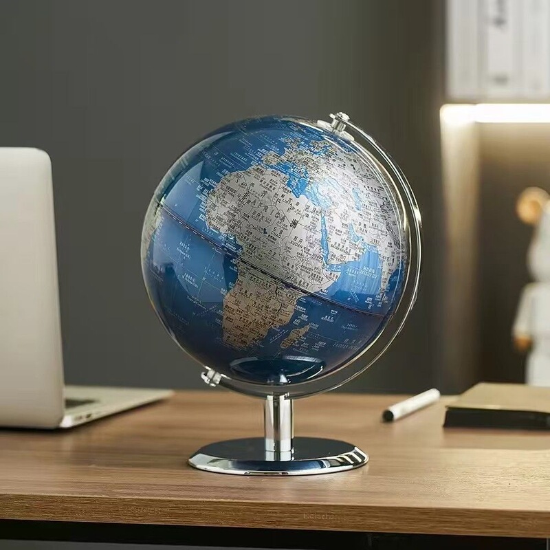 Factory wholesale metal world globe medium size with 25cm HD 2017 Office study decoration ornaments Factory wholesale metal world globe medium size with 25cm HD 2017 Office study decoration ornaments