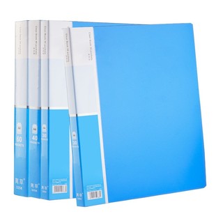 Transparent Insert Plastic Folder Office Large Capacity Multi-Layer Data Book Production Inspection File Storage Bag Wholesale
