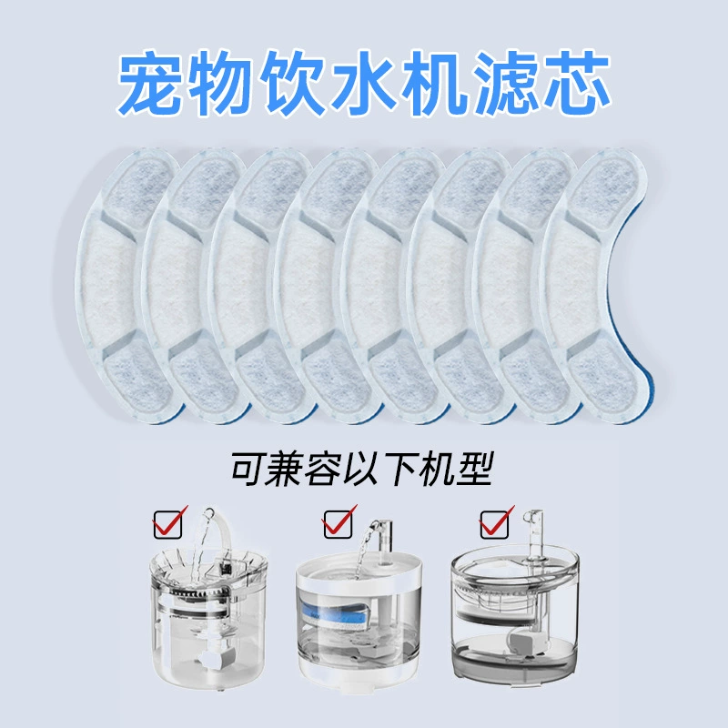 Фильтрующий элемент NPE для диспенсера для воды Meowlish, губка для очистки фильтра для диспенсеров для воды для кошек и собак, аксессуары