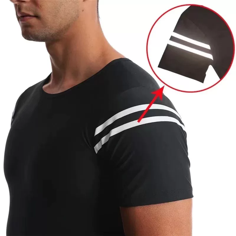 (Cross-border trading), спортивный жилет для спортзала, пояс, shapewear, Amazon, с коротким рукавом, обтягивающий