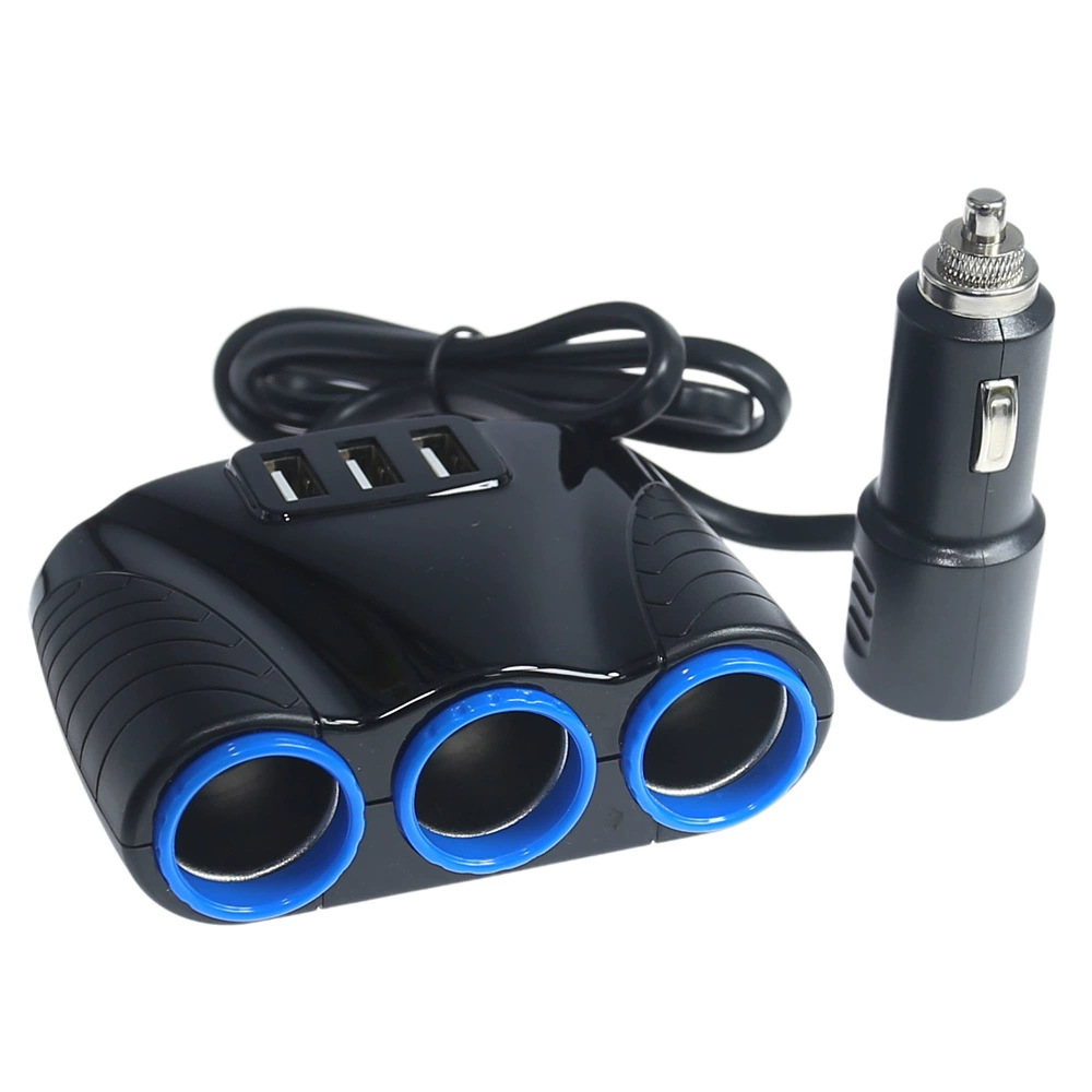 Car Cigarette Lighter Splitter USB Car Charger