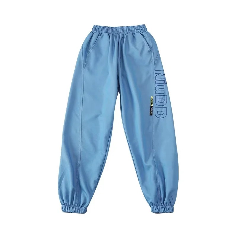 Pantalones para niños primavera y otoño 2024 nuevos jeans para niños de color claro para niños pequeños y medianos pantalones casuales de primavera y otoño marca de moda image 6