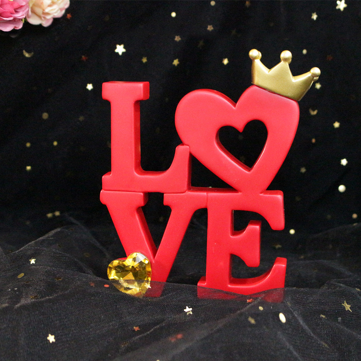  Valentine's Day Romantic Love Decoration Anniversary Proposal Wedding Anniversary Party Desktop Decoration