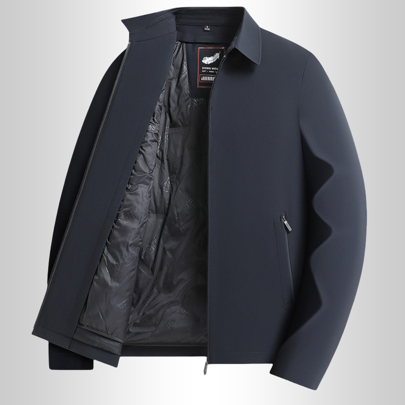 가을 겨울 신상 남성용 다운 재킷 비즈니스 캐주얼 임원 작업복 재킷 탈부착 가능한 다운 안감 재킷
