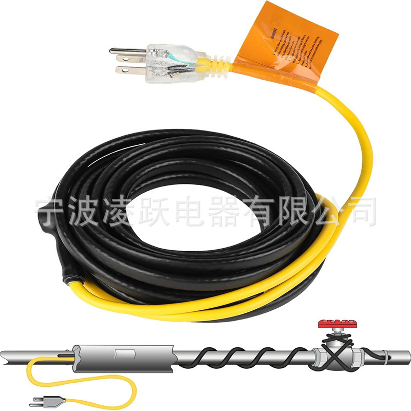 水管热带 ,PowerBear 管道加热电缆自调节防冻保护