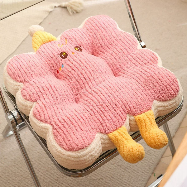 Pink dopamine cookie cushion