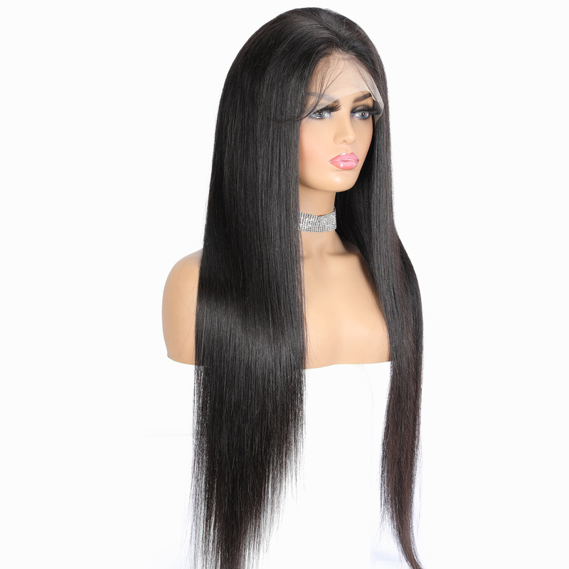 13*4 front lace headgear staright frontal wig real wig factory cross-border supply delivery 13*4 front lace headgear staright frontal wig real wig factory cross-border supply delivery