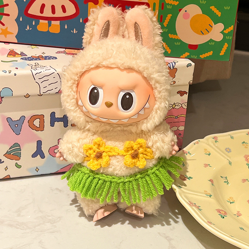 ラブブ labubu ベビー服 かわいいスカート ビキニ 手編み かわいい人形服 人形アクセサリー|undefined