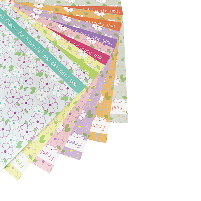 Flor Xi fábrica de fiesta de jardín flor fresca flor al por mayor papel de envoltura de flores hecha a mano diy florista ramo papel de envoltura de flores