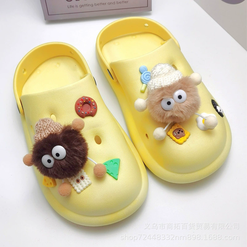 Новые пещерные туфли DIY аксессуары креативные милые цветные шары пыли эльф украшения аксессуары съемная пряжка