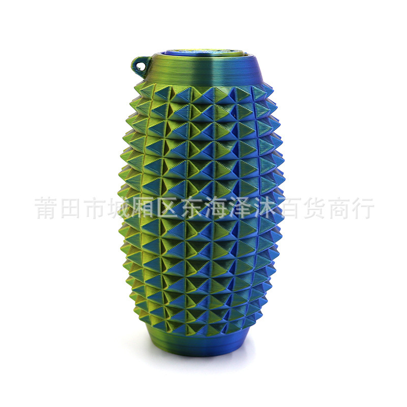 クロスボーダー 3D プリント Spiky Grippie Stim キーホルダーポータブル指先減圧マッサージキーホルダー|undefined
