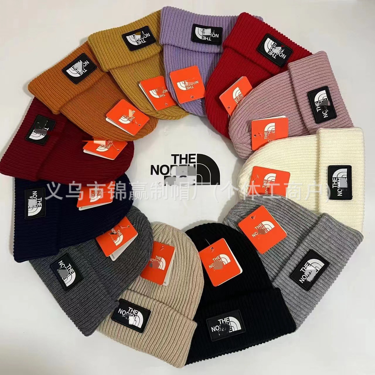Winter Short Trendy Brand Knitted Hat Street Dance Hip-Hop Melon Cap Street Hooded Woolen Hat Casual Warm Landlord Hat