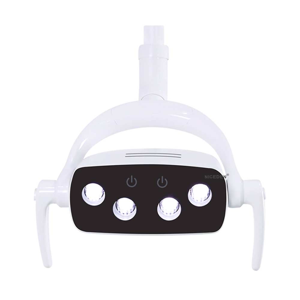Niceden Dental Oral Lámpara Dental LED Inducción Lámpara Silla Dental Luz Fría Seis Perlas Spotlight Led Implante