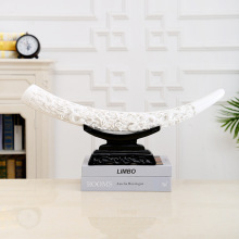 新中式轻奢象牙树脂工艺品家居客厅书房办公室摆件文玩装饰品