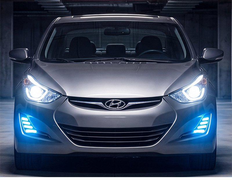 Suitable for 2014-2016 overseas version Hyundai Elantra daytime running lights, Elantra DRL special modified LED lights