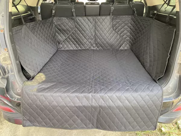 SUV medium quilted cotton black