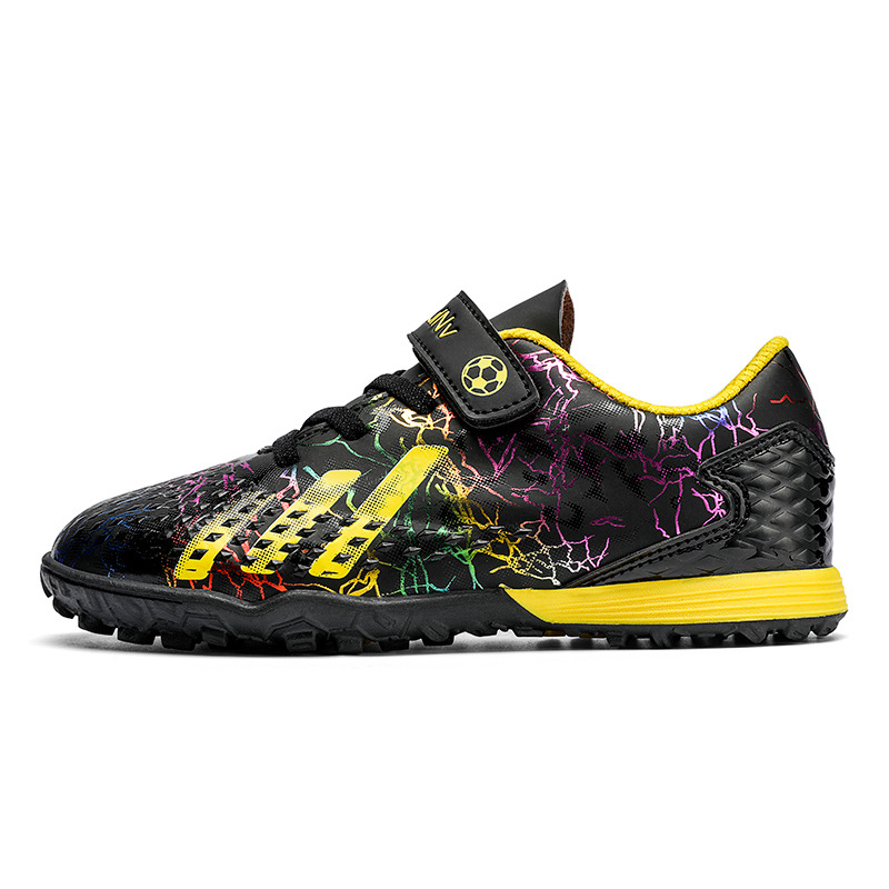 Zapatos de fútbol para niños Iron series adolescentes y niños pequeños Velcro TF uñas rotas Escuela Primaria niños y niñas zapatillas de entrenamiento de competencia