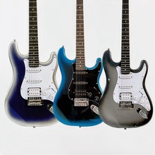 39寸电吉他单单双学生成人初学ST摇滚渐变色电吉他工厂批发