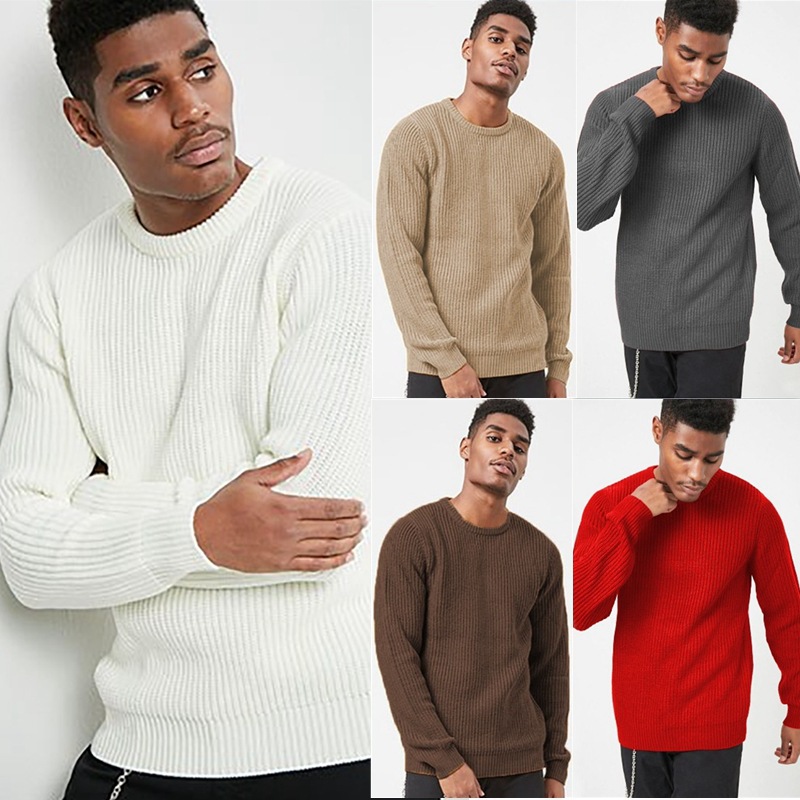 202 suéter europeo y americano Otoño e Invierno de los hombres Nueva moda de punto superior Amazon suéter transfronterizo ropa de los hombres