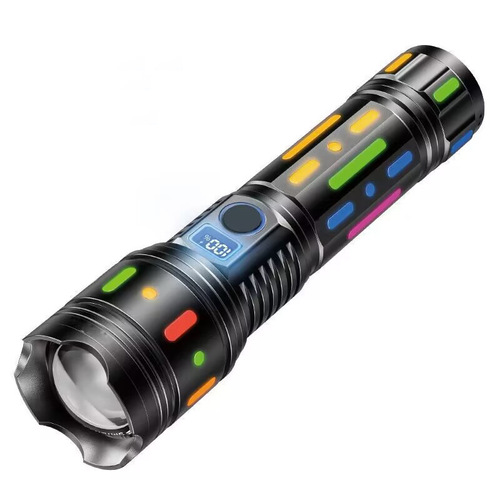 Cross-border ultra-bright flashlight strong light rechargeable outdoor small household tactical mini portable white laser multi-function long-range