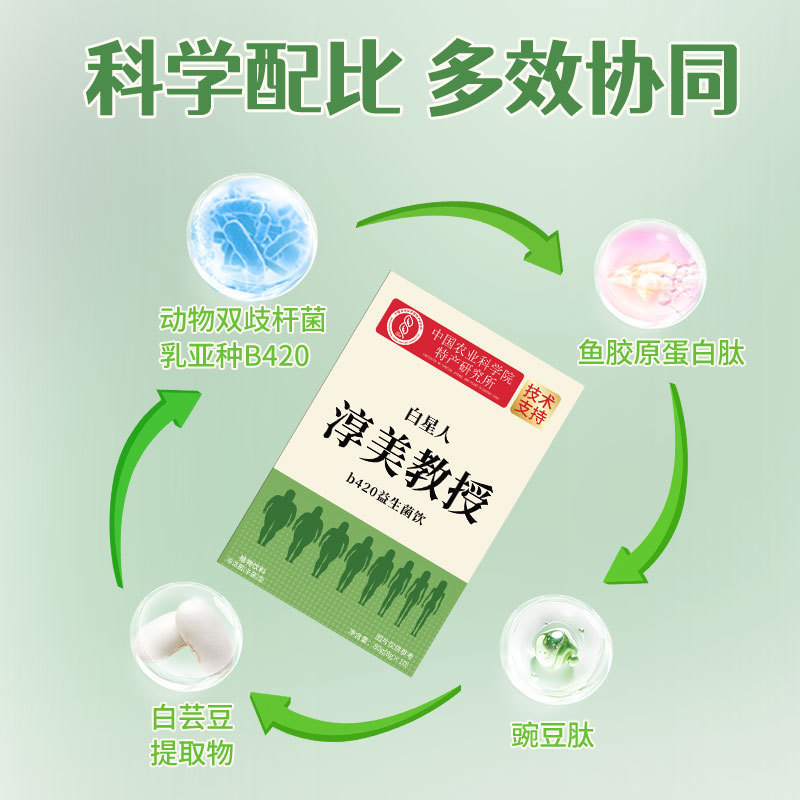 淳美教授b420益生菌饮中国农业科学院特产研究所技术支持|undefined