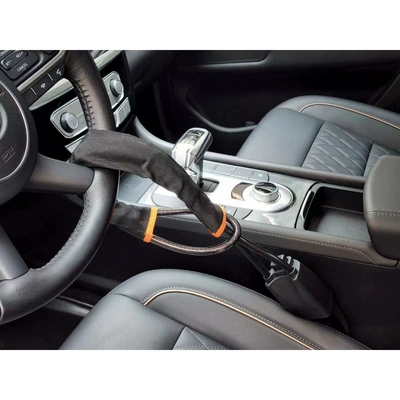 Lock, Multifunctional Adjustable Telescopic | Car lock - rope-lock-black