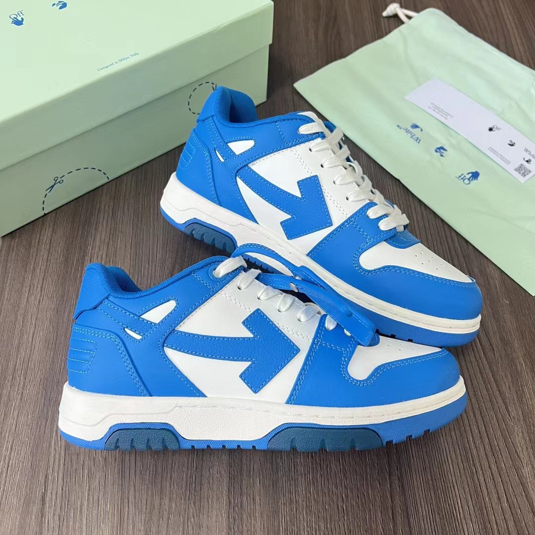 23 verano otoño marca de moda pareja zapatillas hombres Panda blanco zapatos ow cuero transpirable low Top Sneaker